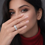 Salve CZ Heart Stone Ring for Women