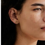 Salve Tiny Cherry Stud Earrings for Women - Salve