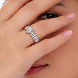 Salve CZ Heart Stone Ring for Women
