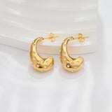 Salve Zirconia Studded Contemporary Earrings