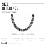 11MM Black Iced Out CZ Necklace for Men