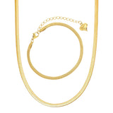 Salve Snake Chain Necklace & Bracelet Set