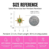 Salve Mona Lisa Green Star Pendant