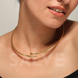 Salve Anti-Tarnish Nail Choker Necklace