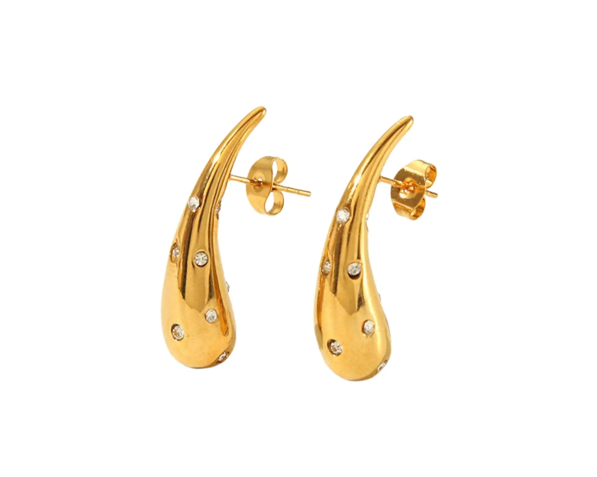 Salve CZ Teardrop Earrings for Women - Salve