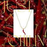 Red Chili Pendant Necklace
