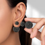 Salve 2 in 1 Double Sided Stud Earrings for Women