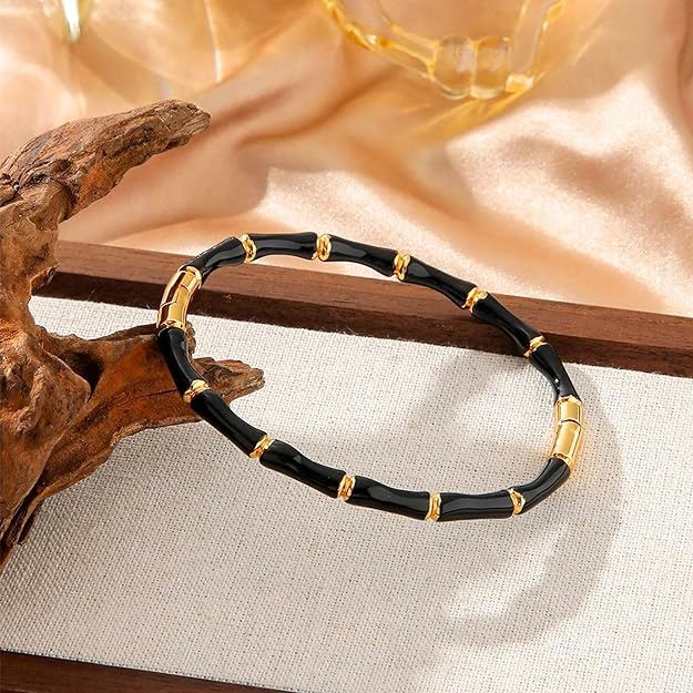 Openable Bamboo Design Bracelet SALVE