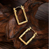 Salve Hinged Hoop Earrings for Women