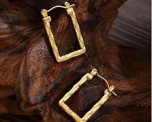 Salve Hinged Hoop Earrings for Women - Salve