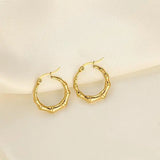 Salve Bamboo Hoop Earrings for Women - Salve