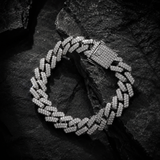 15MM Cuba CZ Bracelet for Men