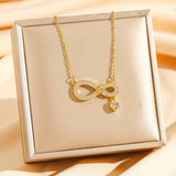 Salve Infinity Heart Charm Pendant
