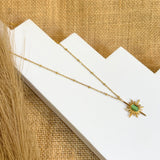 Salve Mona Lisa Green Star Pendant