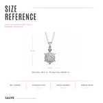 Stainless steel CZ turtle pendant necklace by SALVE, featuring a detailed turtle design with sparkling cubic zirconia accents.