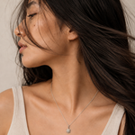 Stainless steel CZ turtle pendant necklace by SALVE featuring a detailed turtle design on a sleek chain.