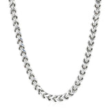 Salve Stainless Steel Silver Wheat Chain for Men