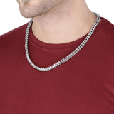 Salve Stainless Steel Silver Wheat Chain for Men