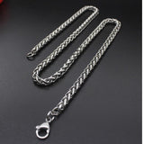 Salve Stainless Steel Silver Wheat Chain for Men