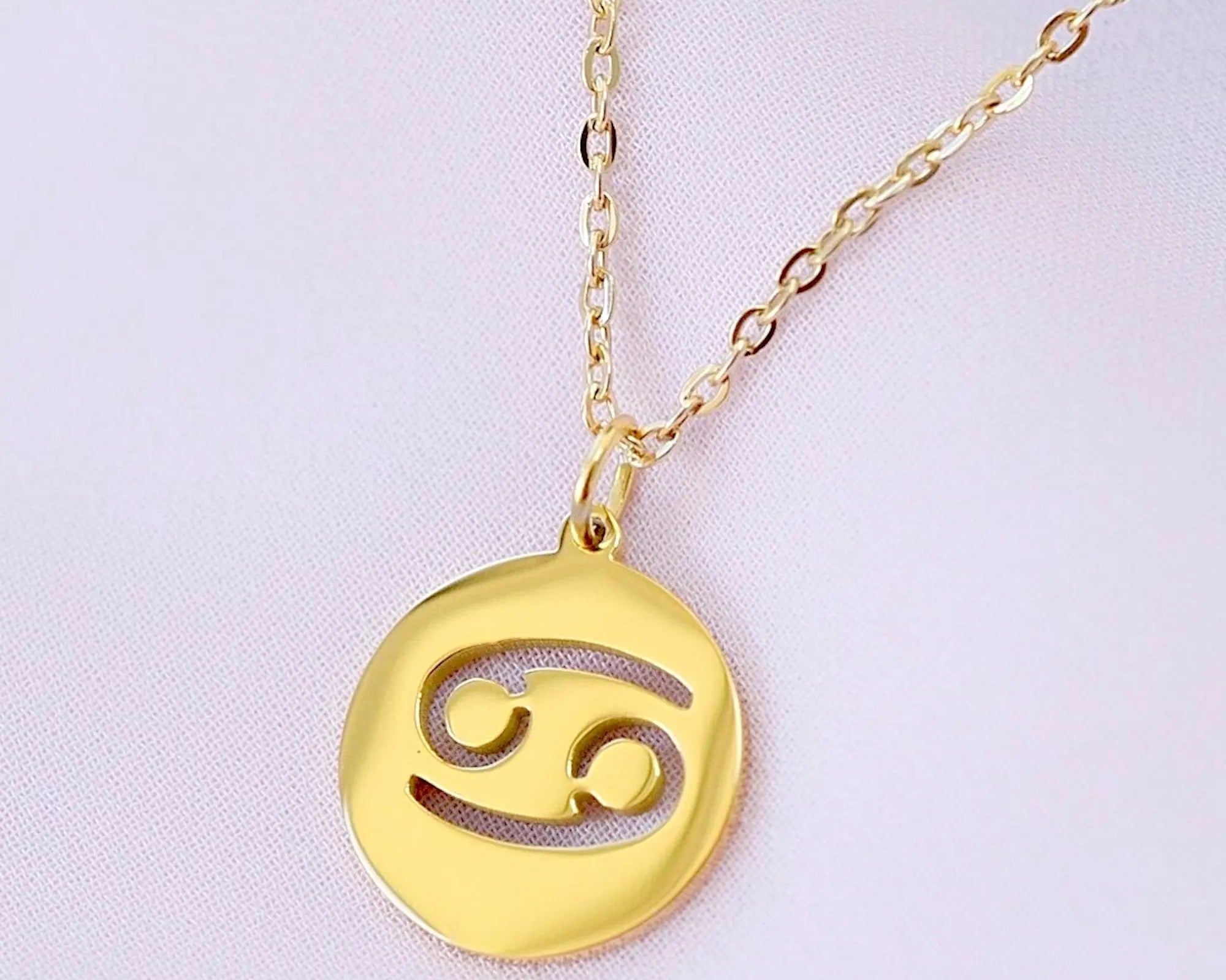 Salve Astrology Zodiac Sign Cancer Pendant Necklace - Salve
