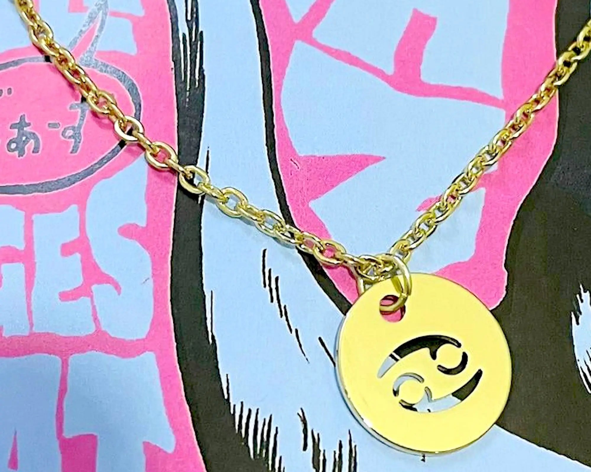 Salve Astrology Zodiac Sign Cancer Pendant Necklace - Salve