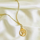 Salve Astrology Astro Chic Zodiac Sign Pendant Chain Gold Necklace - Leo SALVE