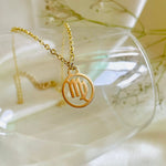 Salve Astrology Astro Chic Zodiac Sign Pendant Chain Gold Necklace - Virgo SALVE