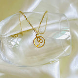 Salve Astrology Astro Chic Zodiac Sign Pendant Chain Gold Necklace - Leo SALVE