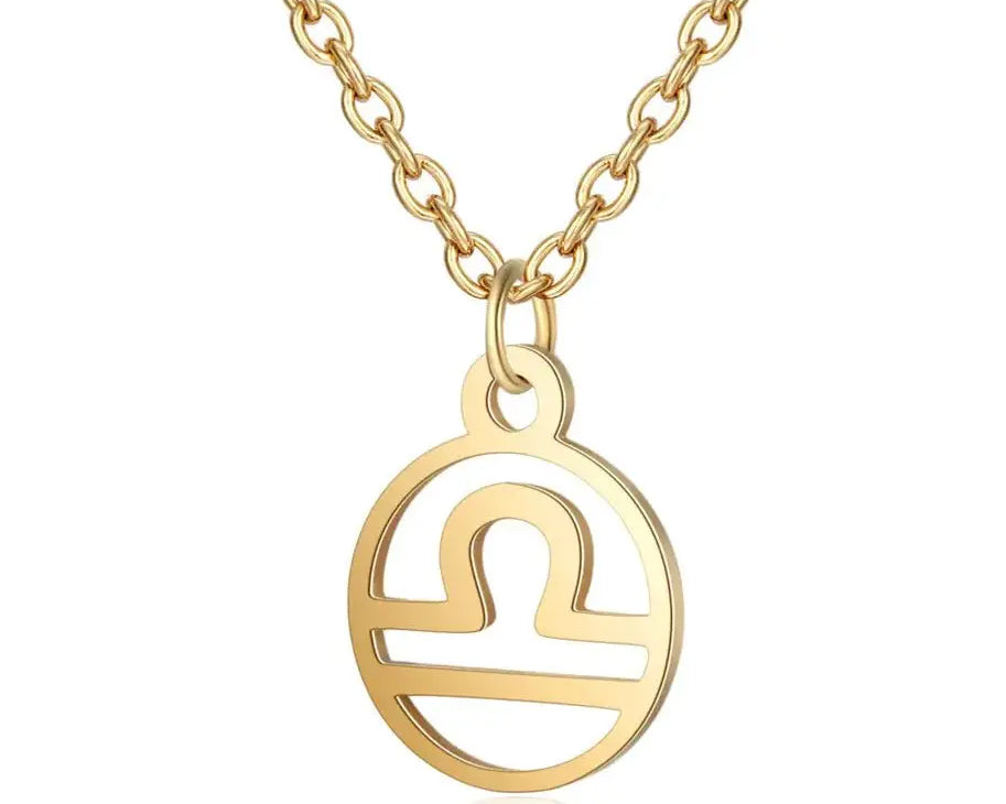 Salve Zodiac Sign Libra Pendant Necklace - Salve