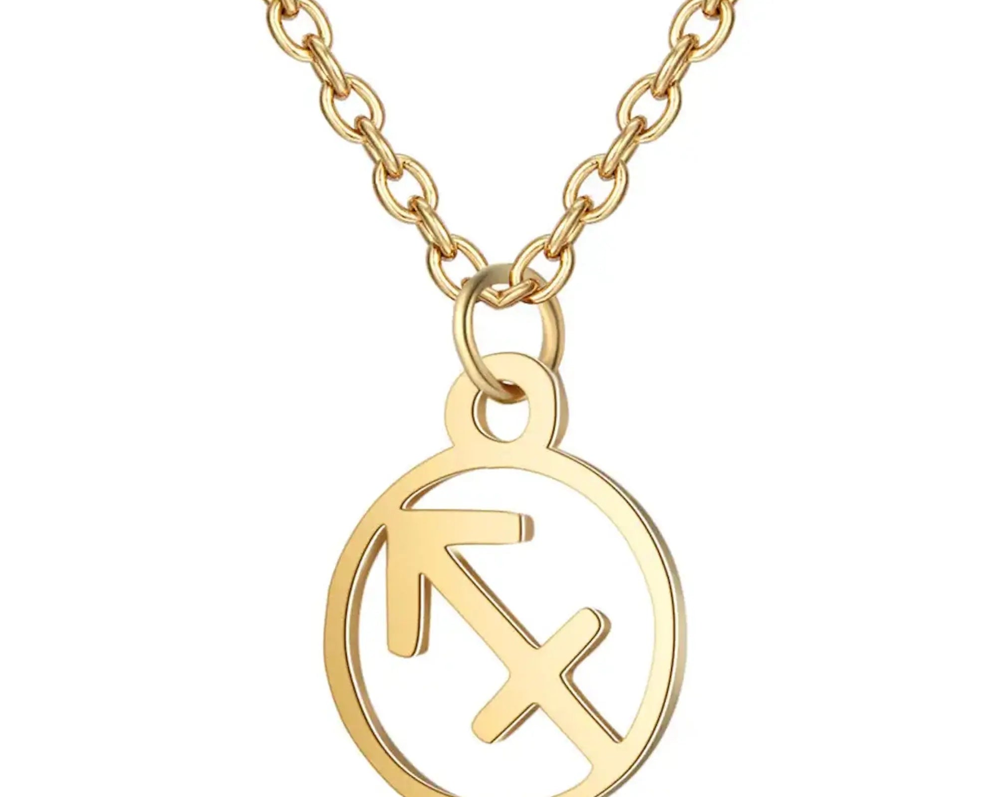 Salve Zodiac Sign Sagittarius Pendant Chain - Salve