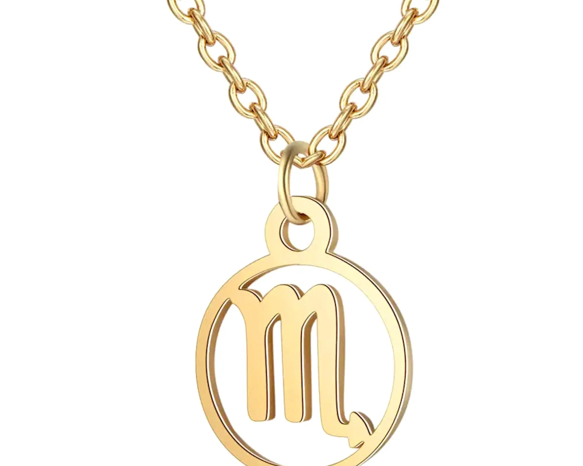 Salve Zodiac Sign Scorpio Pendant Necklace - Salve