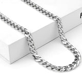 SALVE Men Stainless Steel Silver Chain