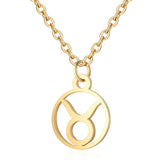 Salve Zodiac Sign Taurus Pendant Chain