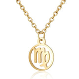 Salve Astrology Zodiac Sign Virgo Pendant Necklace