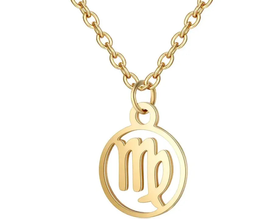 Salve Astrology Zodiac Sign Virgo Pendant Necklace - Salve