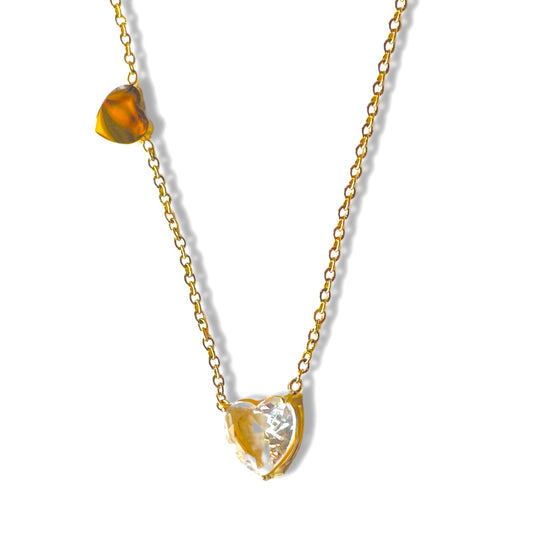 Salve ‘Perfect’ Anti-Tarnish Pendant Adjustable Gold-Toned Necklace