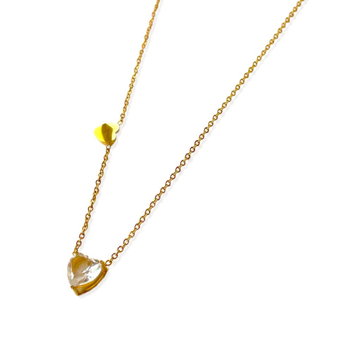 Salve ‘Perfect’ Anti-Tarnish Pendant Adjustable Gold-Toned Necklace