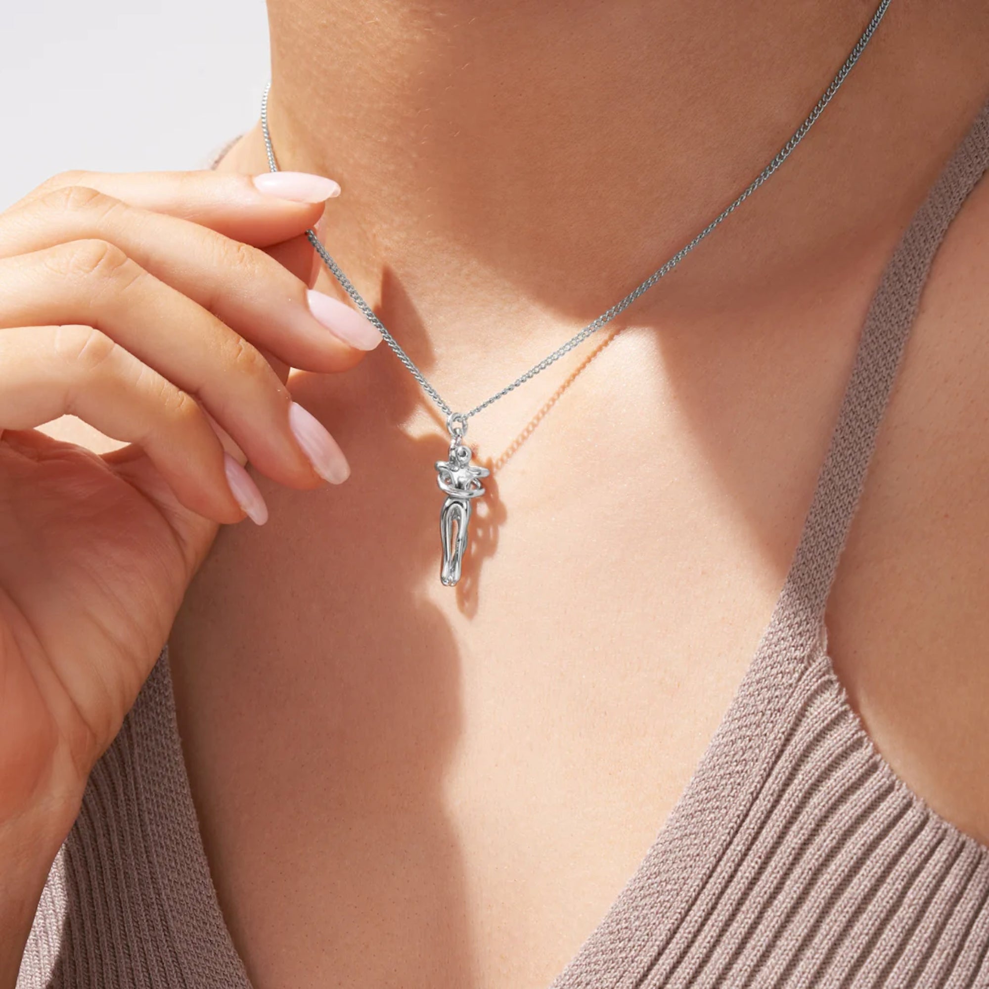Buy online silver mohan mala necklace designs.