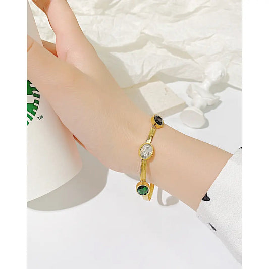 Salve ‘Grace’ Anti-Tarnish Snake Chain Bracelet for Women