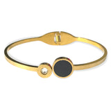 Salve Anti-Tarnish Cuff Bracelet Gold Bangle For Women