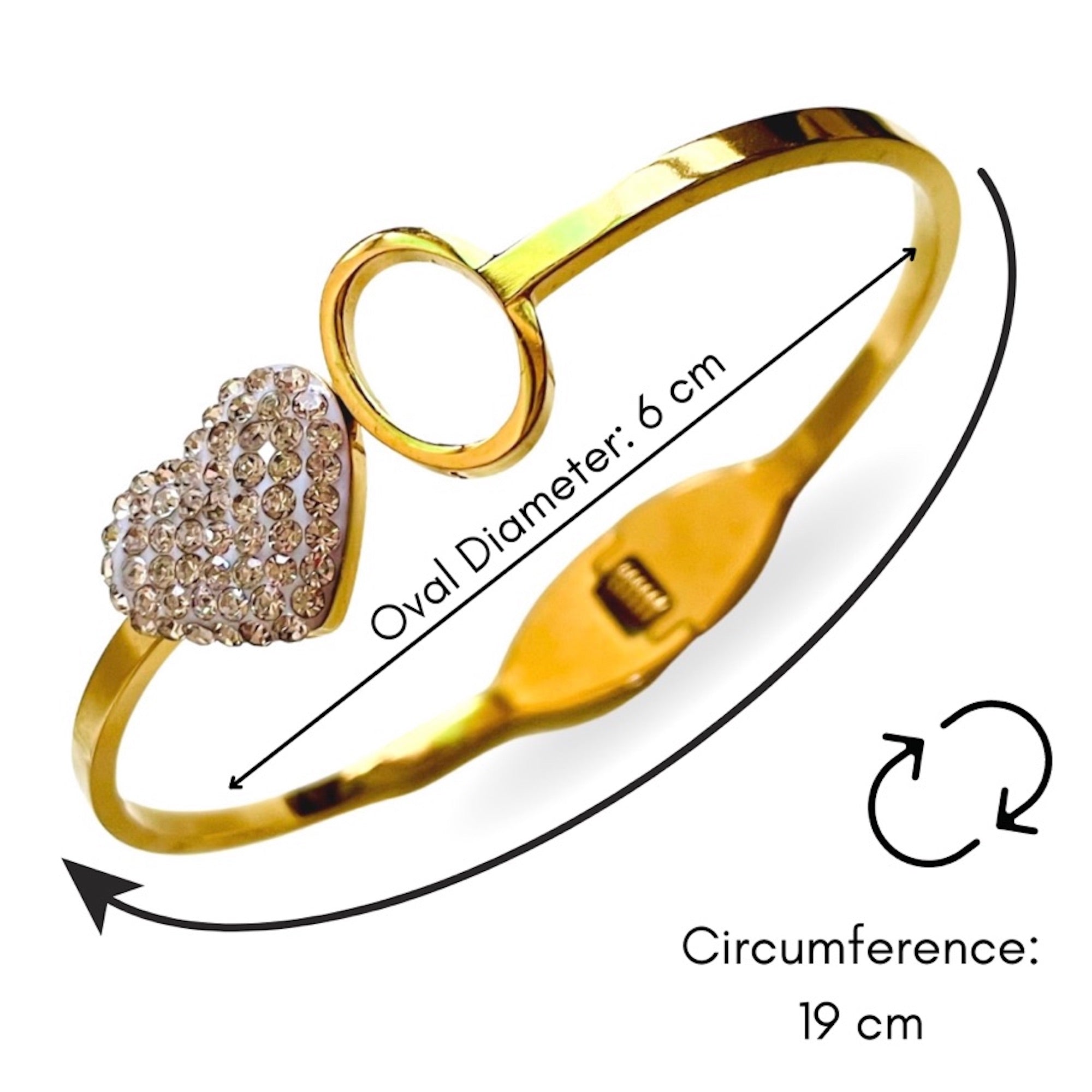Buy online Elegant Bangle Bracelet from fashion jewellery for Women by  Stilskii for ₹899 at 38% off | 2024 Limeroad.com