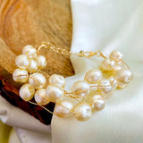 Salve ‘Island Party’ Round Multi-Strand Pearl Bracelet For Women