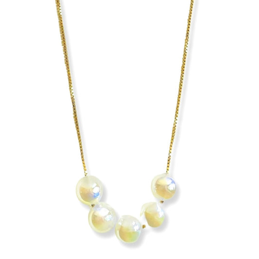 Salve ‘Pearls of Love’ Anti-Tarnish Faux Pearl Necklace